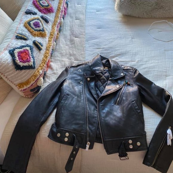 BLK DNM Leather Jacket 1 - Picture 1 of 4